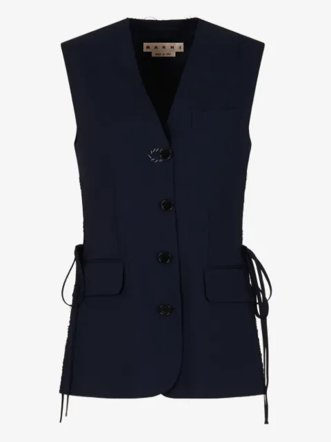 Marni sleeveless tailored vest
