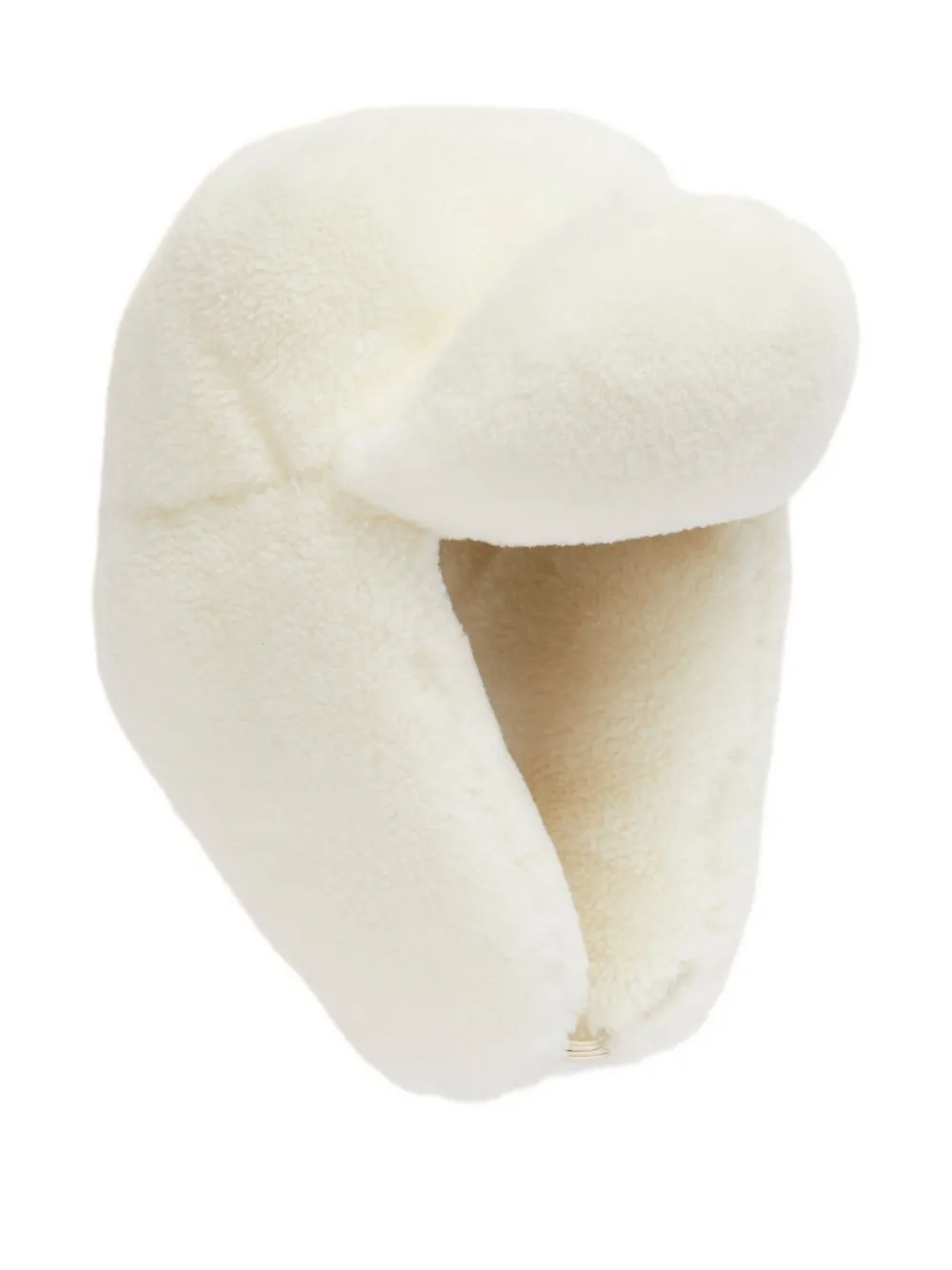 Marni Cappello bucket in pelliccia sintetica - Bianco