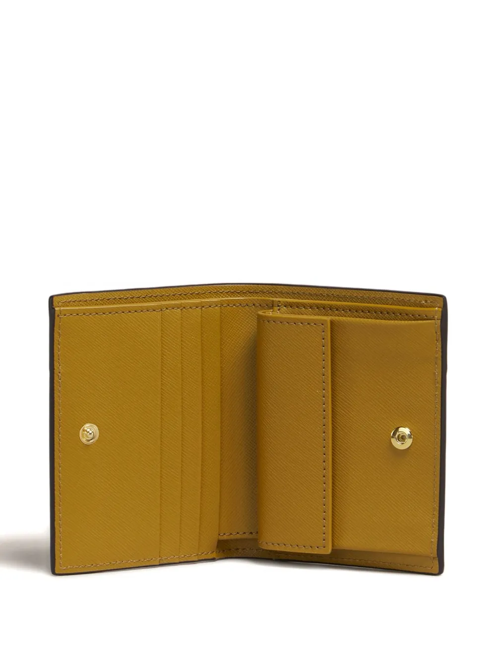 Marni Colour-block Leather Wallet In Multi