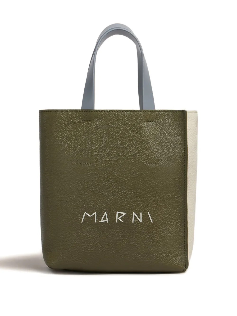 Marni Logo-printed Leather Tote Bag