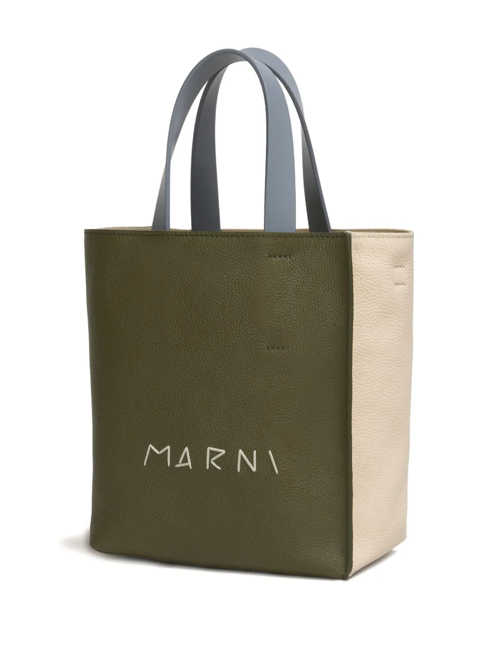 Marni Logo-printed Leather Tote Bag
