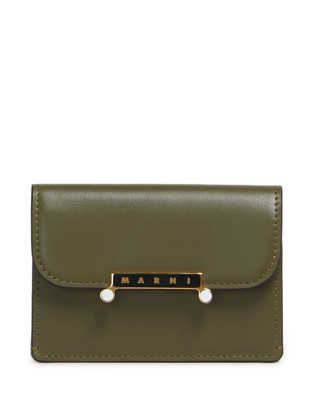 Marni レザー財布 - グリーン Marni レザー財布 - グリーン