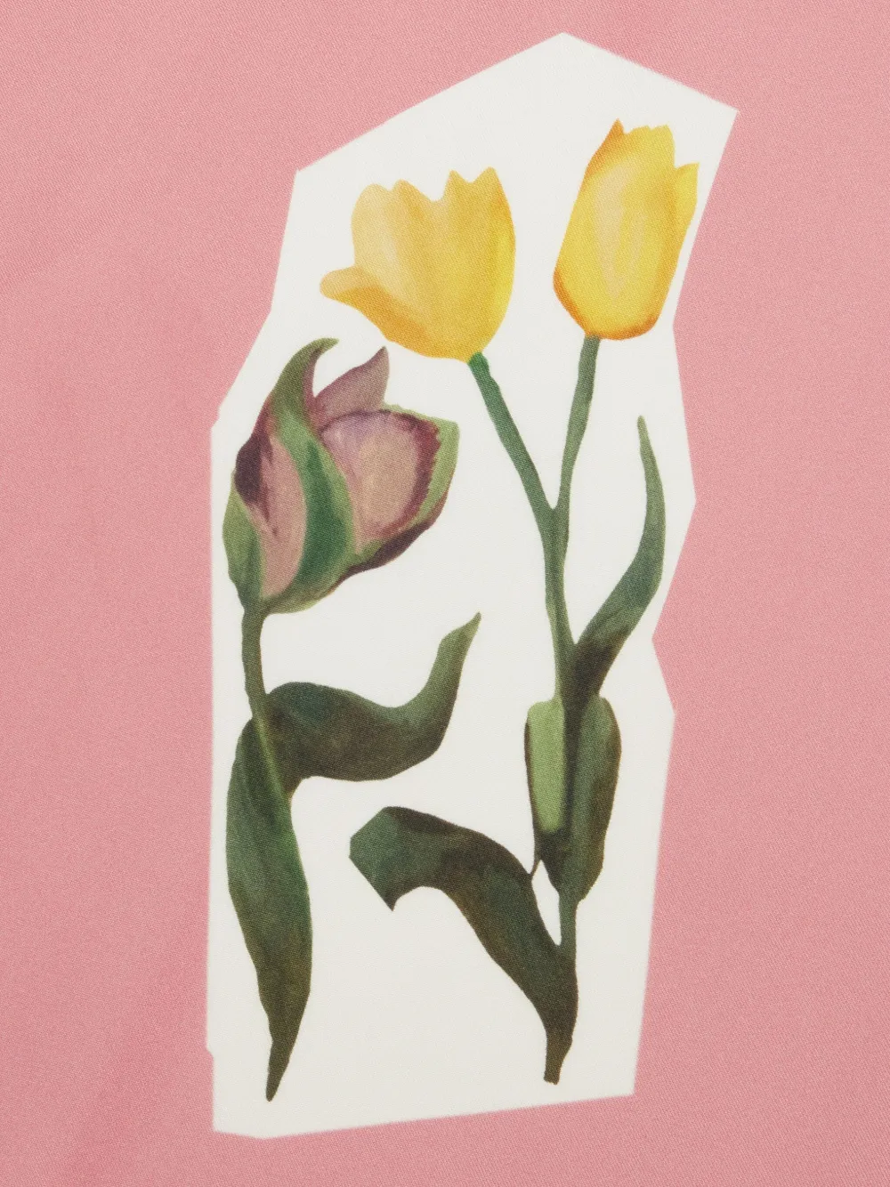 Marni floral-print silk scarf CFC33 pink