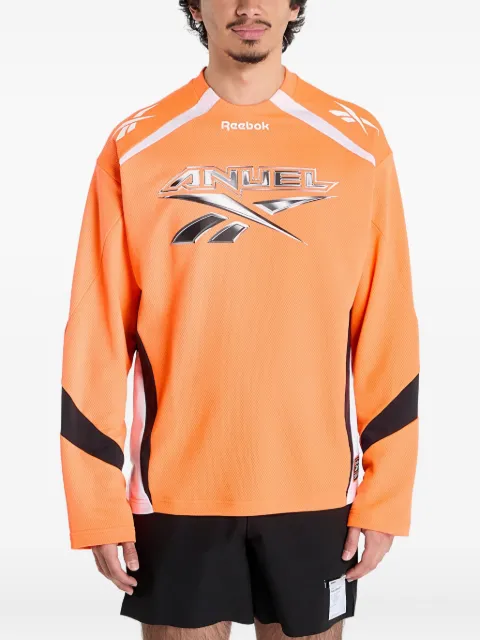 Reebok Anuel logo-print sweatshirt 