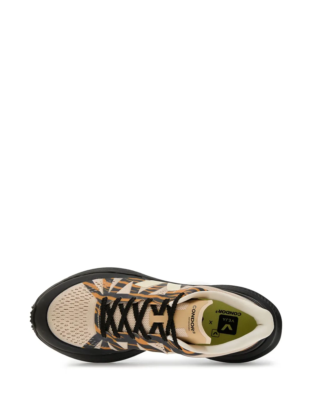 VEJA tiger-print sneakers Orange