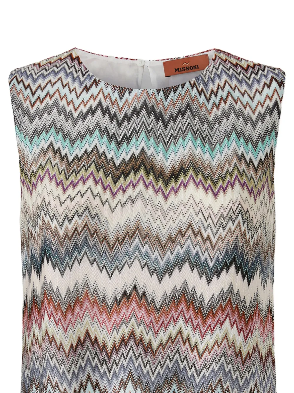 Missoni Mouwloze maxi-jurk Beige