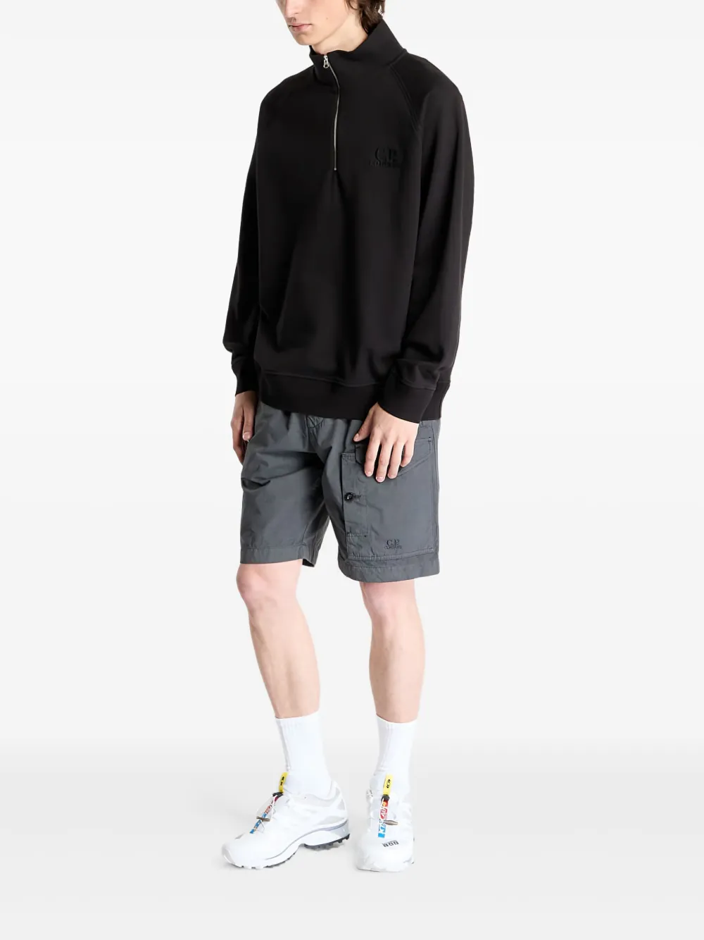 C.P. Company sudadera con medio cierre | negro | Image 1