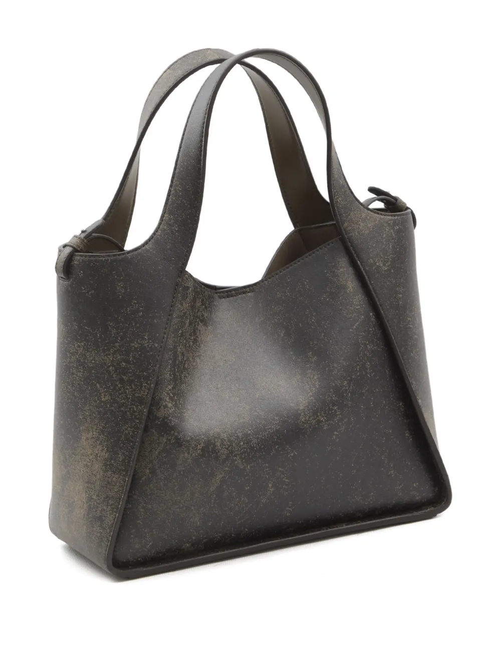 Stella McCartney Grote Stella shopper met logo Bruin