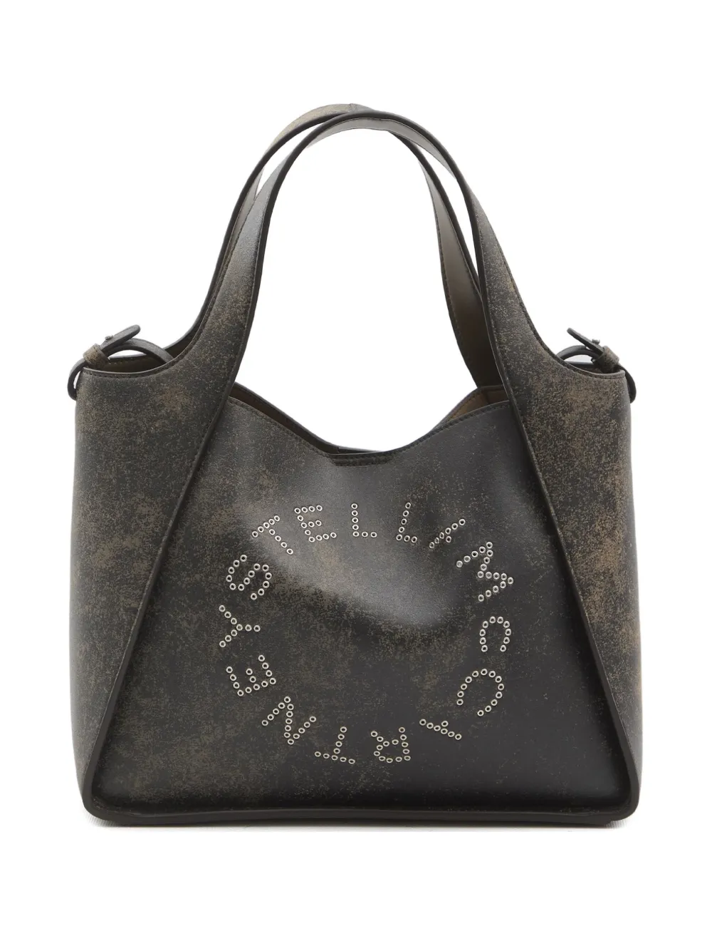 Stella McCartney Grote Stella shopper met logo Bruin