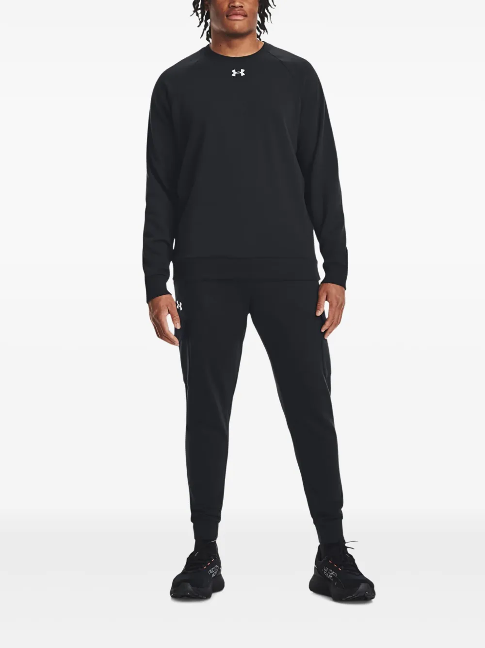 Under Armour Rival raglan-sleeve sweatshirt | Black | Image 1