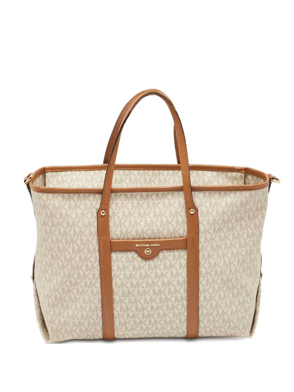 Michael Kors Vintage プレオウンド モノグラム ハンドバッグ M - ニュートラル Michael Kors Vintage プレオウンド モノグラム ハンドバッグ M - ニュートラル