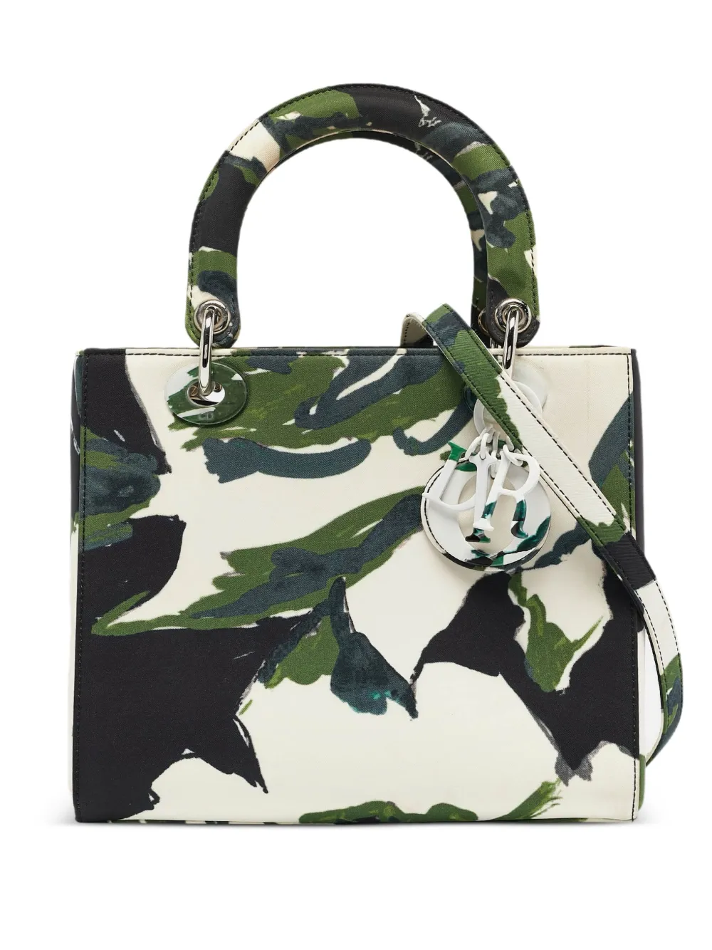 Christian Dior Pre-Owned Lady Dior tote bag - グリーン Christian Dior Pre-Owned Lady Dior tote bag - グリーン