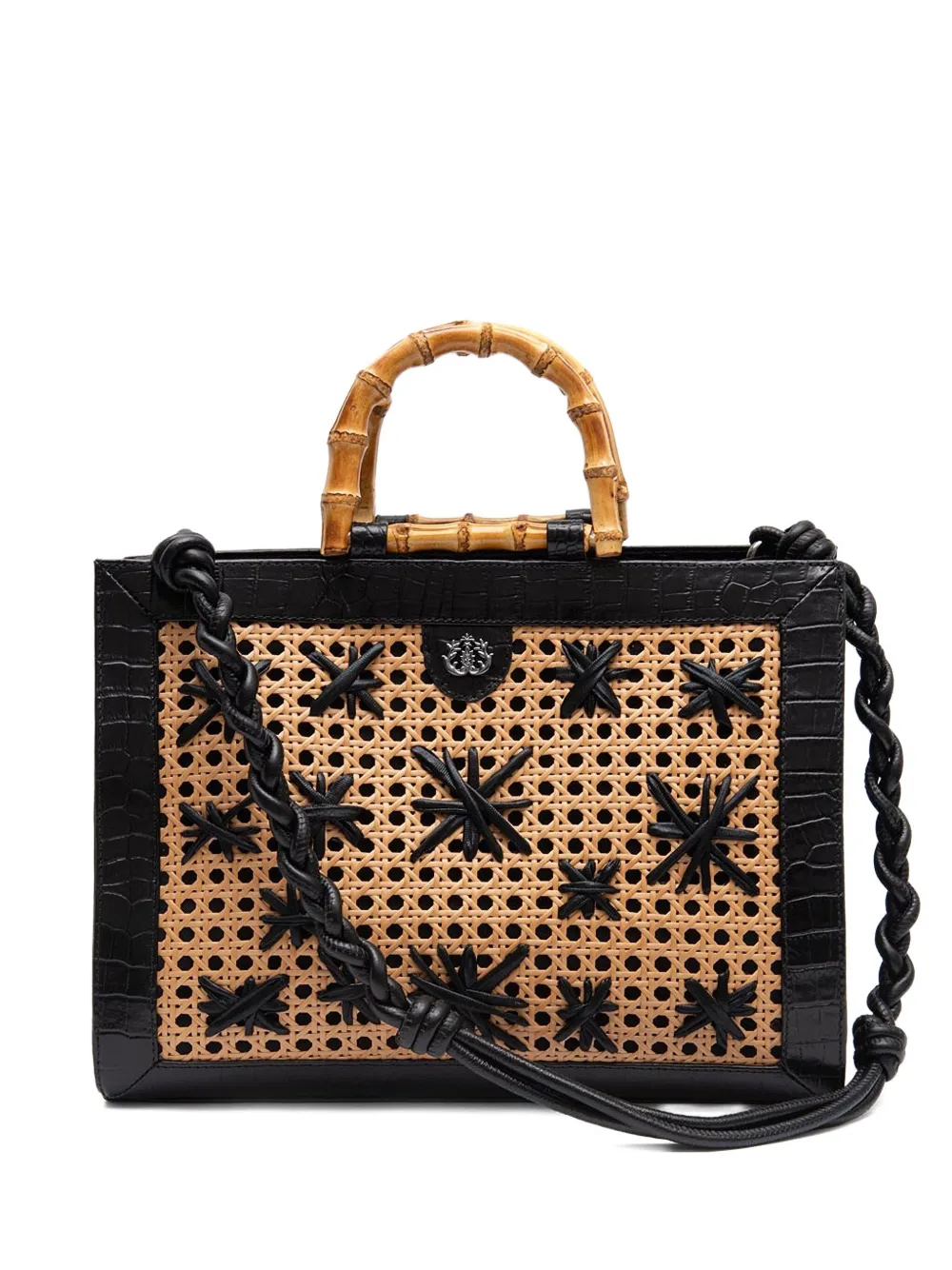 Diana bamboo-handle tote bag