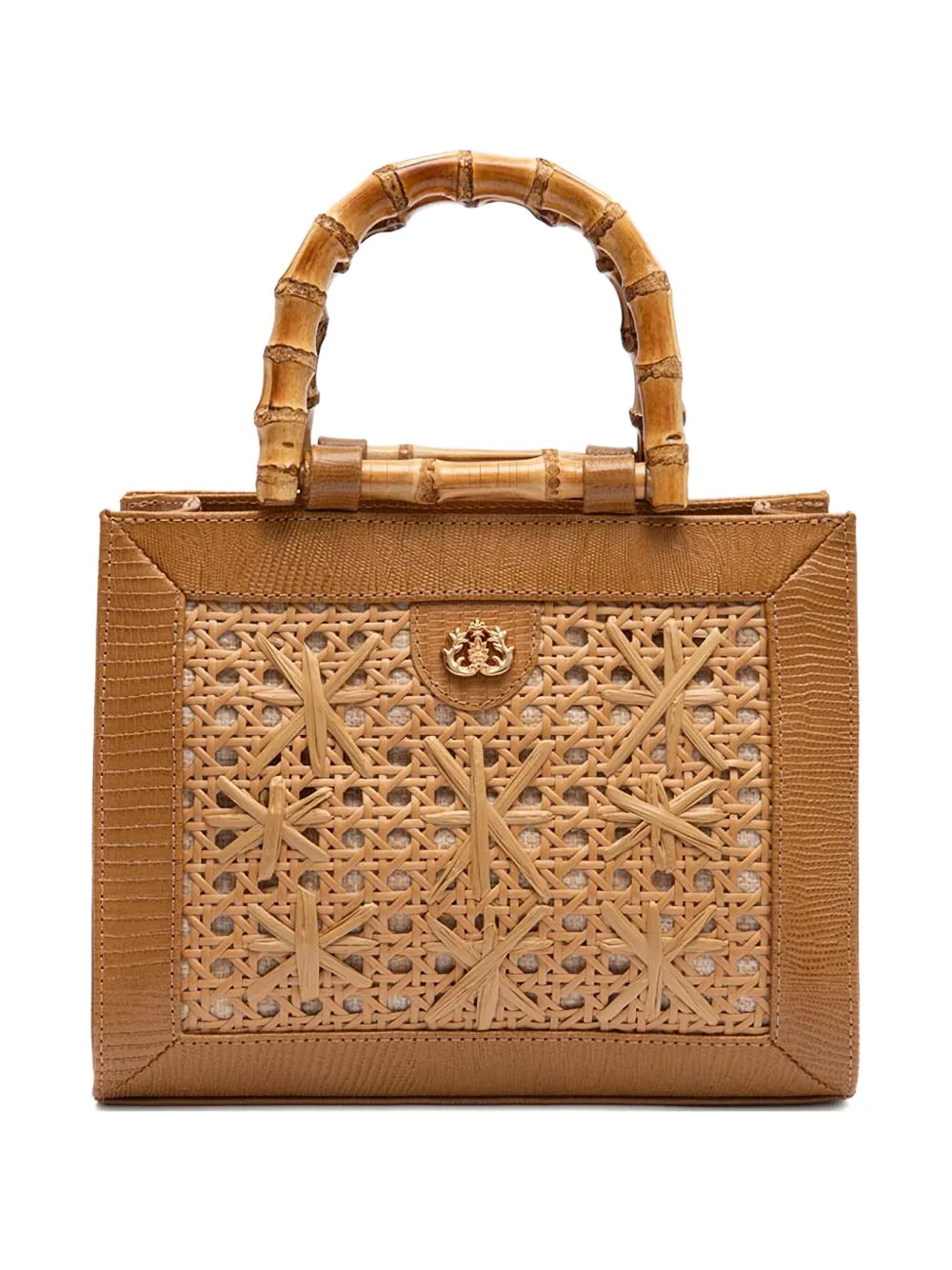 Diana bamboo-handle tote bag