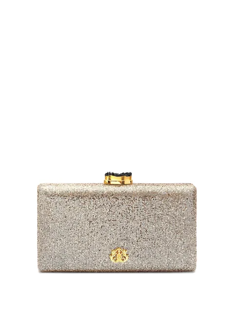 Isla Eva crystal-embellished clutch bag