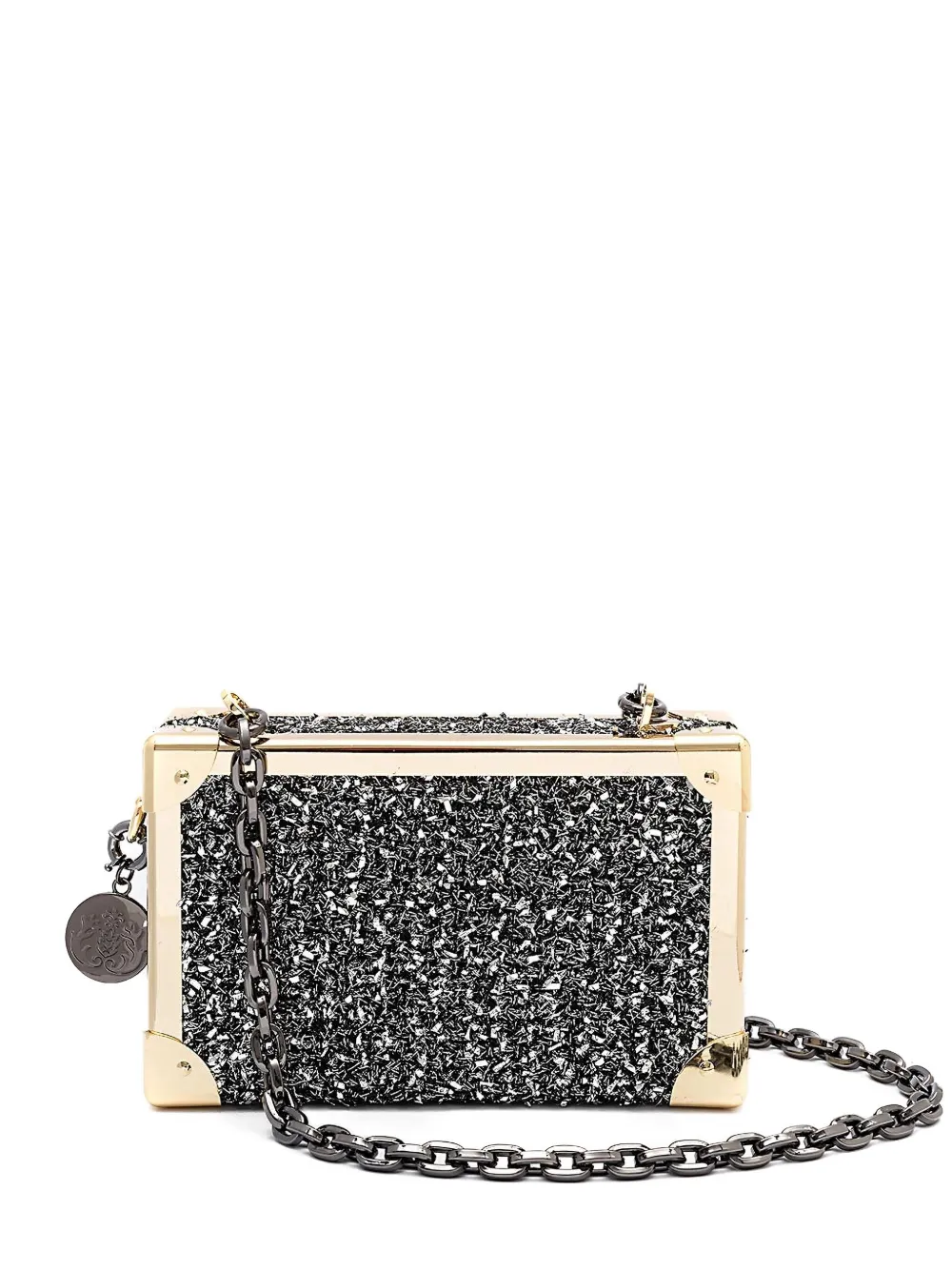 Isla Trunk clutch bag | Gold | Image 1