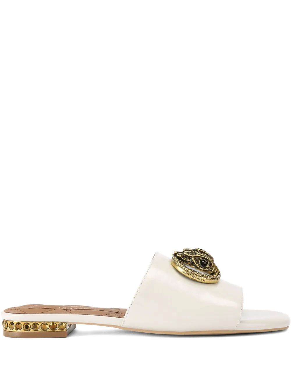 Kurt Geiger London Chelsea platte sandalen Wit