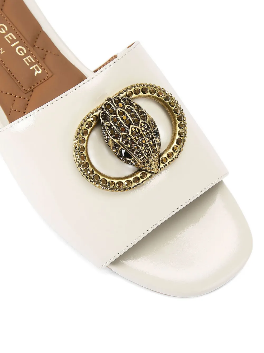 Kurt Geiger London Chelsea platte sandalen Wit