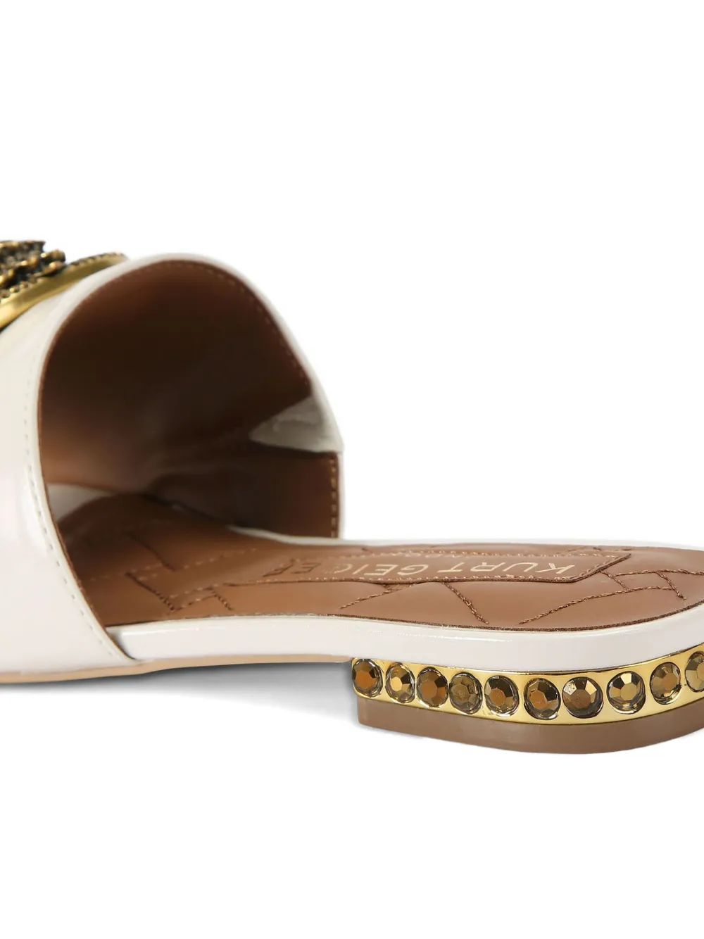 Kurt Geiger London Chelsea platte sandalen Wit