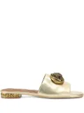 Kurt Geiger London Chelsea flat sandals - Gold