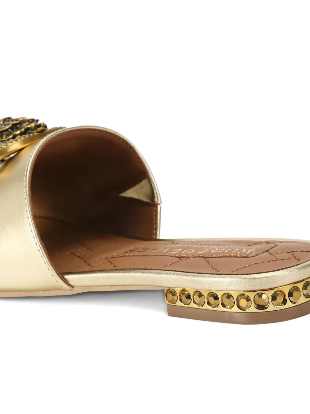 Kurt Geiger London Chelsea platte sandalen Goud