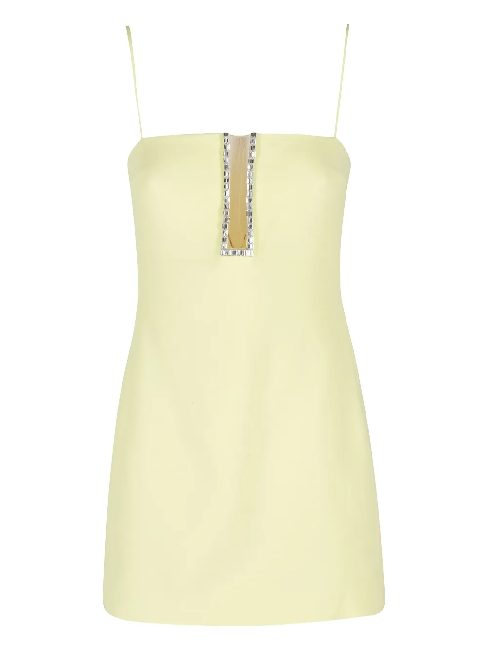 David Koma crystal-embellished mini dress | Yellow | Image 1