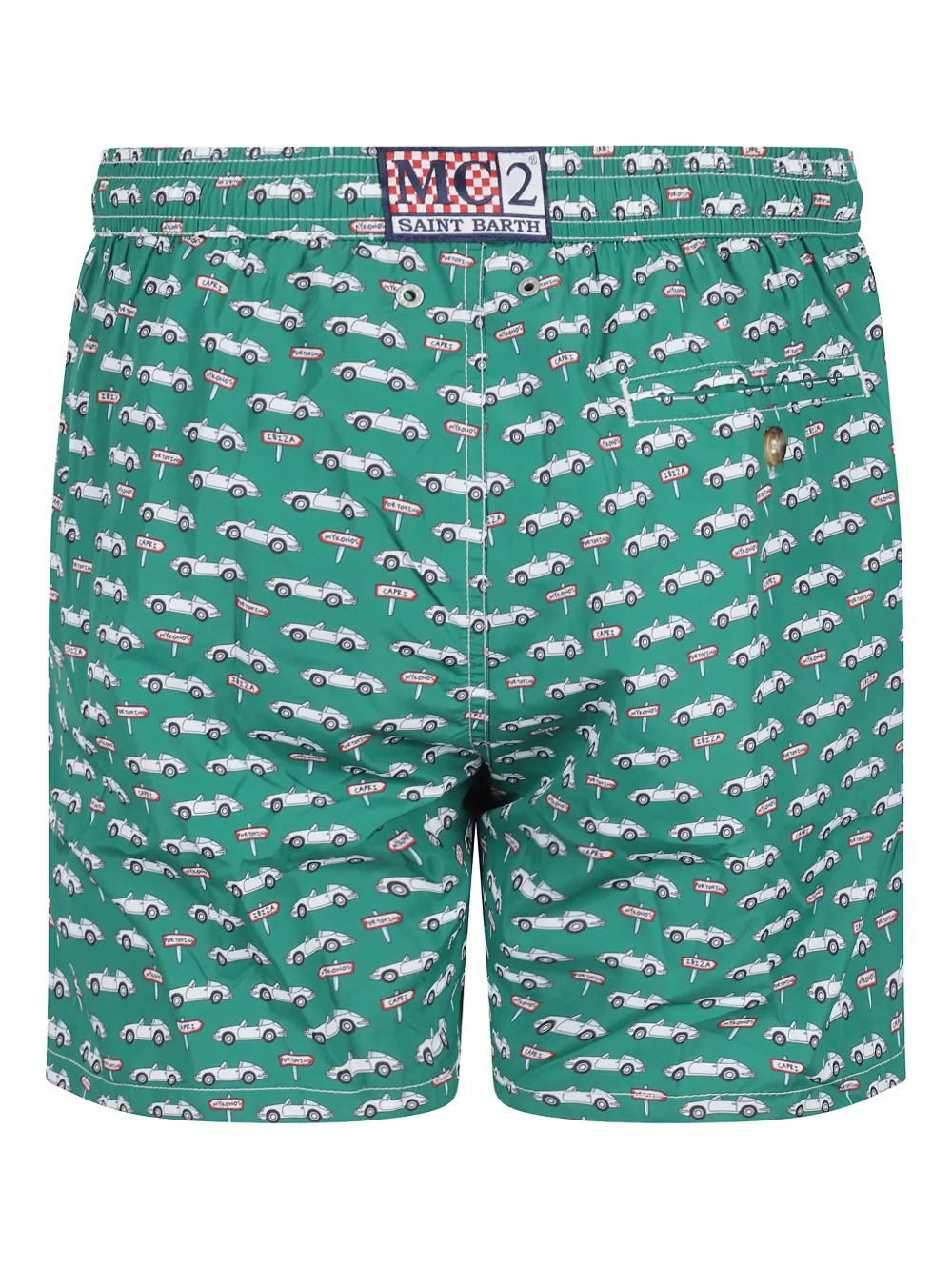MC2 Saint Barth Zwembroek met print Groen