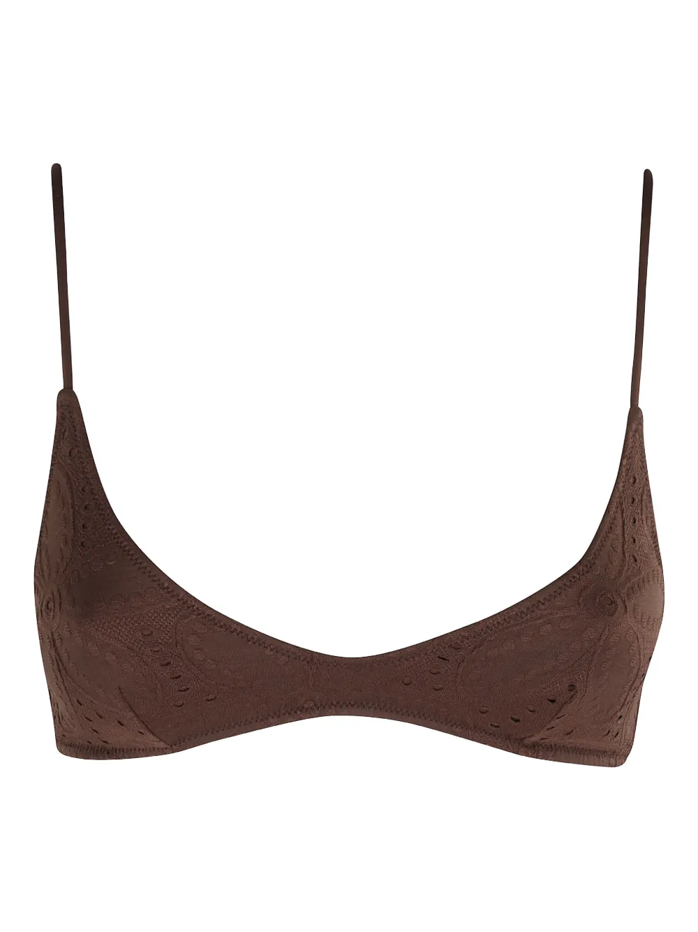 MC2 Saint Barth Paloma bikini top | Brown | Image 1