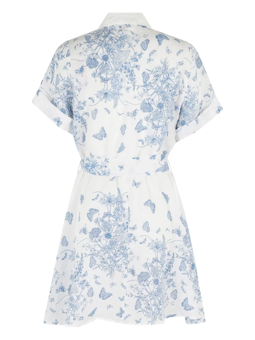 MC2 Saint Barth Joseline blousejurk met bloemenprint Wit