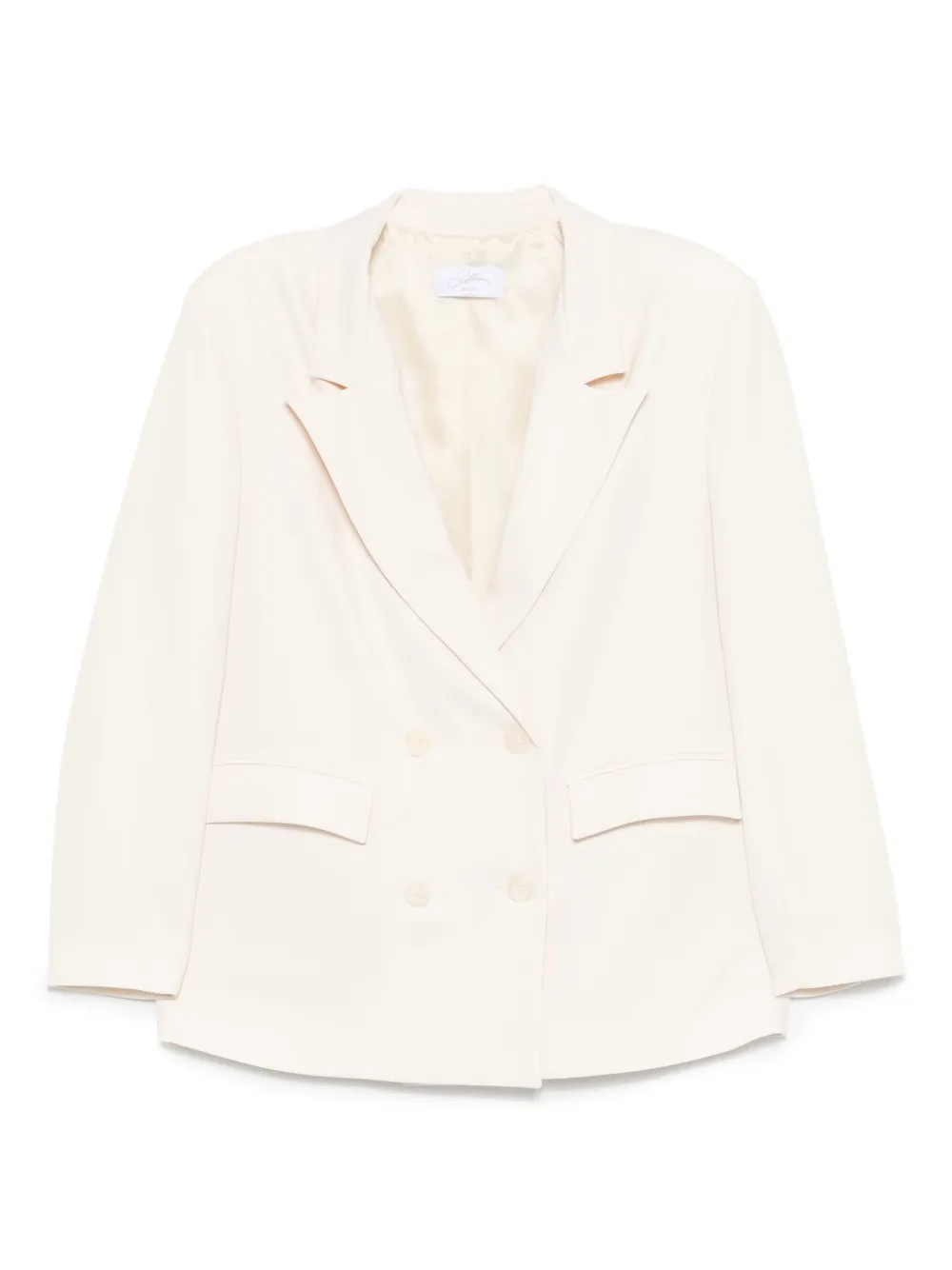 SO ALLURE double-breasted suit Beige