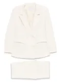 SO ALLURE double-breasted suit - Neutrals