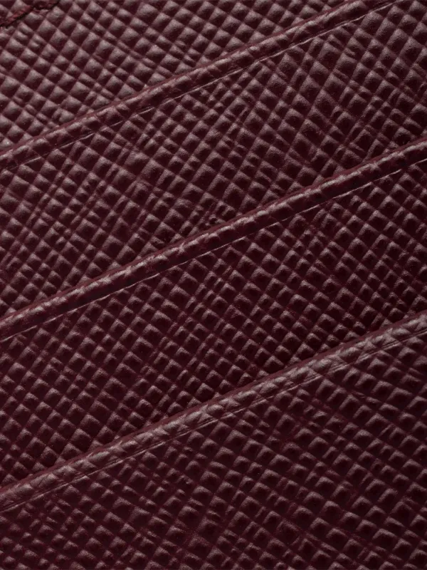 Prada Saffiano Leather Card Holder | Red | FARFETCH