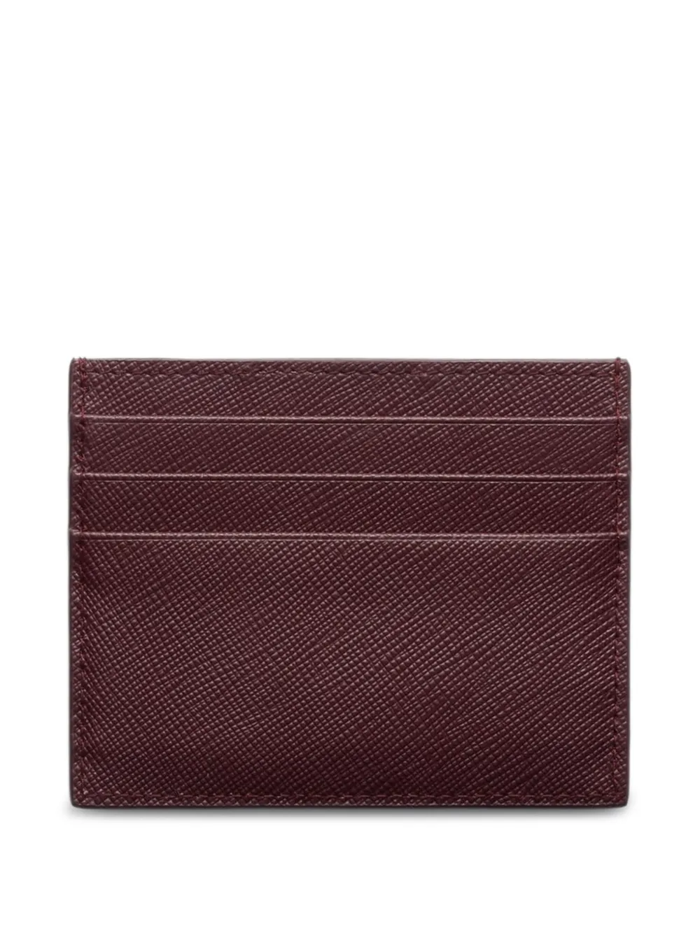 Prada Saffiano leren portemonnee Rood