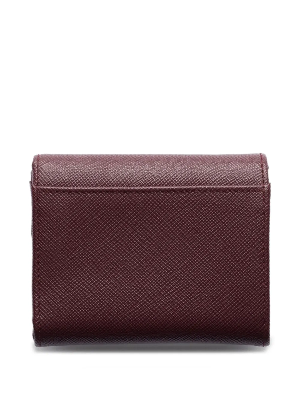 Prada Saffiano leren portemonnee Rood