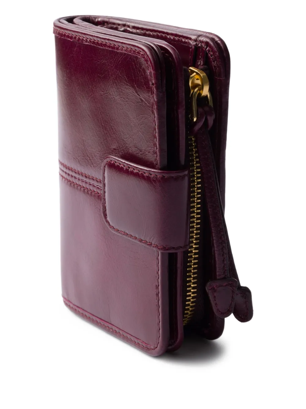 Prada Leren portemonnee Rood