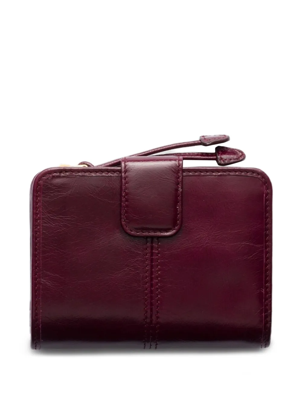 Prada Leren portemonnee Rood