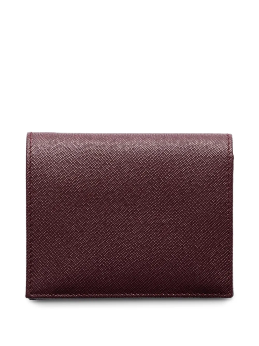 Prada Saffiano leren portemonnee Rood