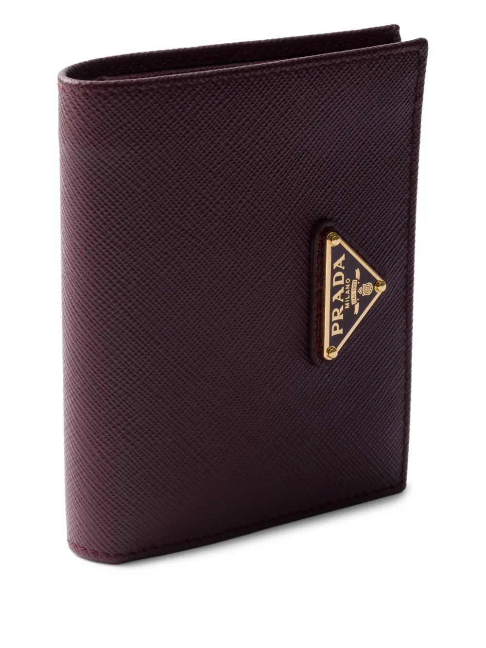 Prada Saffiano leren portemonnee Rood