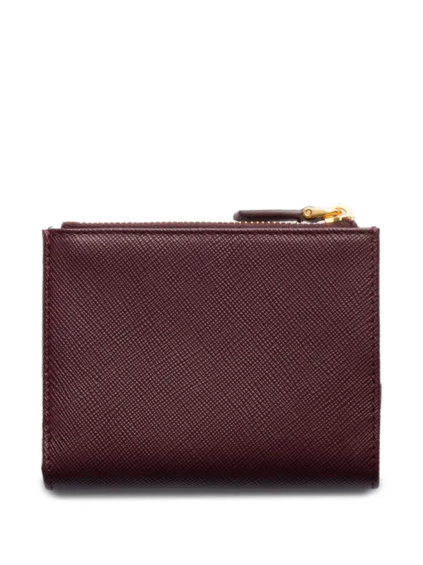 Prada サフィアーノレザー財布 | レッド | FARFETCH JP