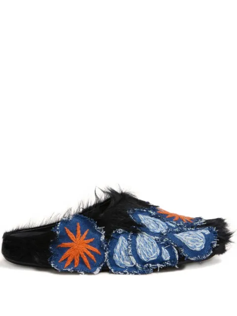Marni embroidered mules