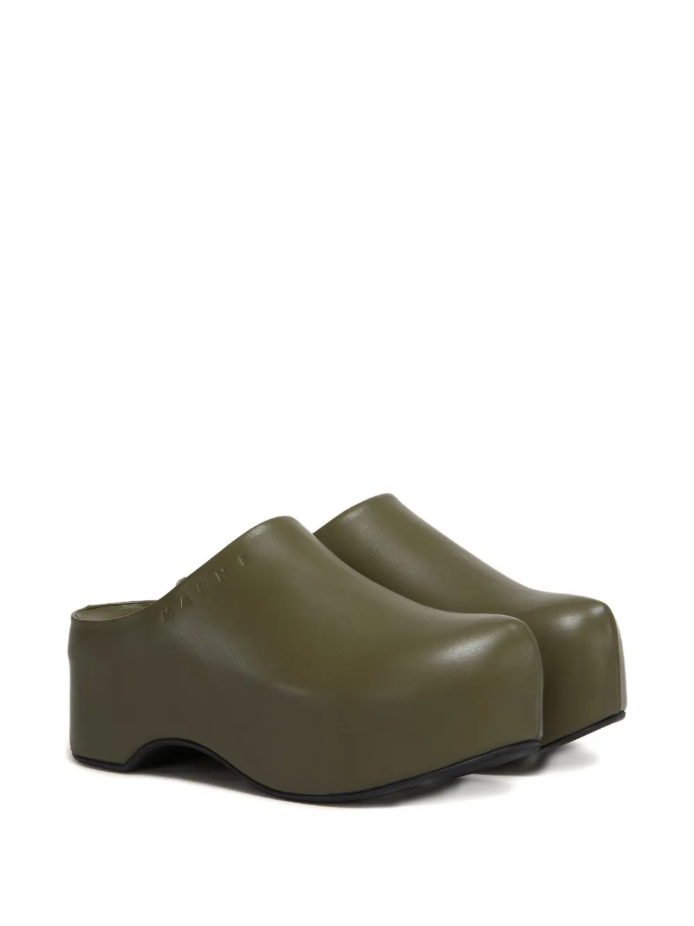 Marni leather platform sandals | Heeled Sandals | Image 2