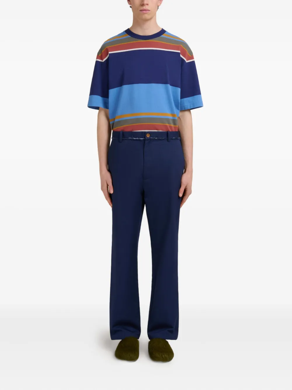 Marni Straight pantalon - Blauw
