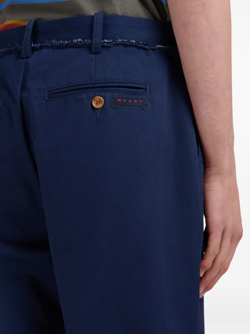 Marni Straight pantalon Blauw