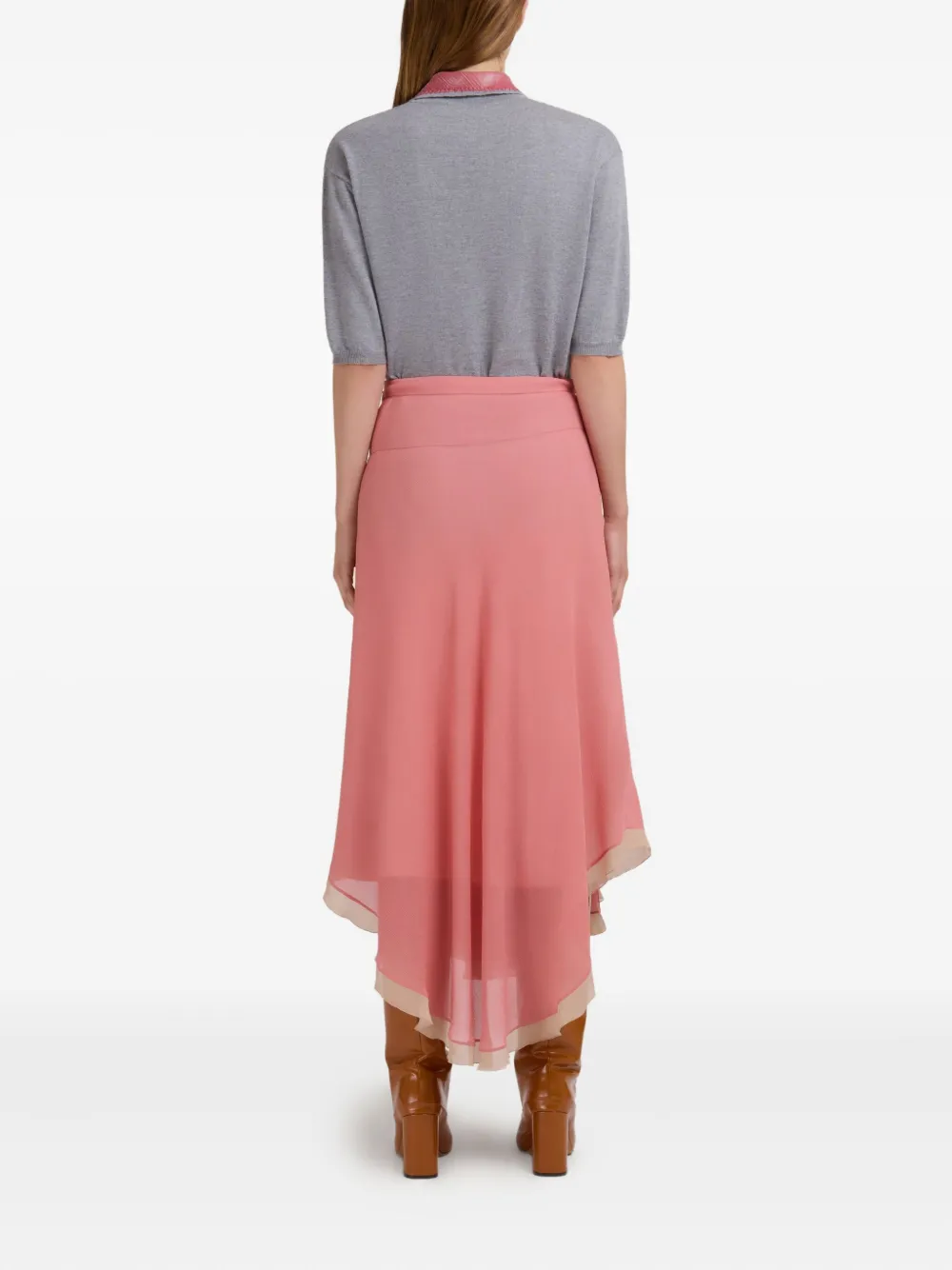 Marni Rok met ruches Roze