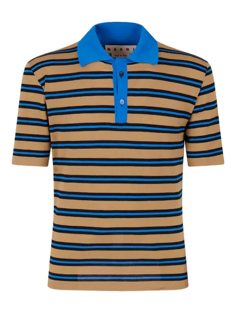 Marni striped polo shirt