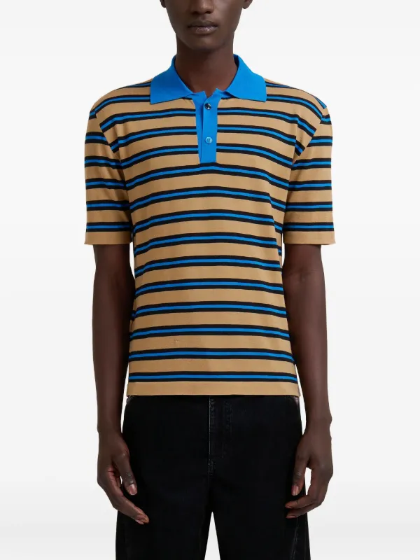 【代引き不可】 Polo Striped Marni Shirt FARFETCH | Brown | トップス