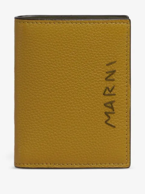 Marni bifold wallet with mending-embroidery