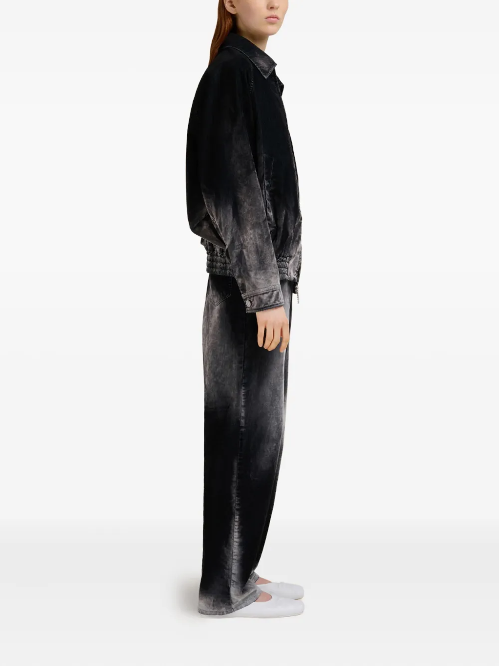 Marni Jeans met wijde pijpen Zwart