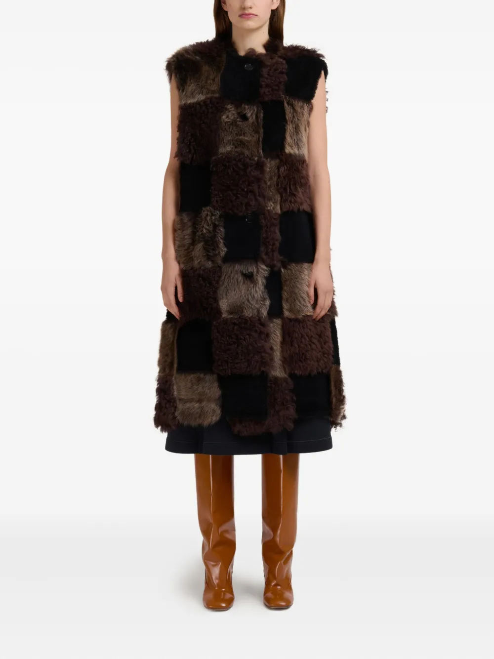 Marni chaleco con diseño patchwork | Abrigos con botones | Image 2