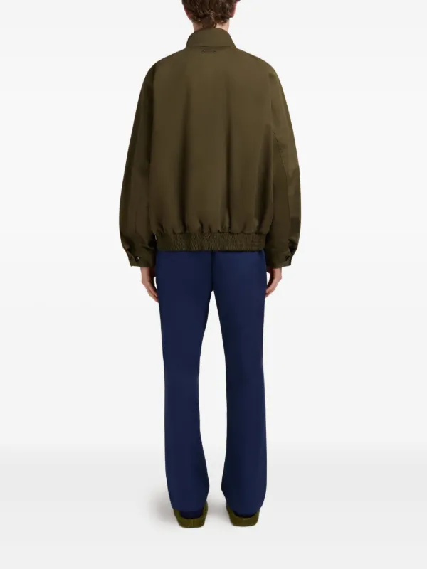Marni ジップアップ ジャケット | グリーン | FARFETCH JP